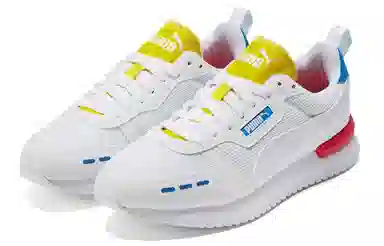 PUMA R78 White Red Blue