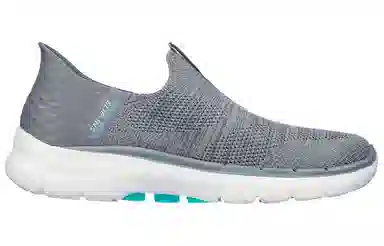 Skechers Go Walk 6 Slip-Ins White Grey