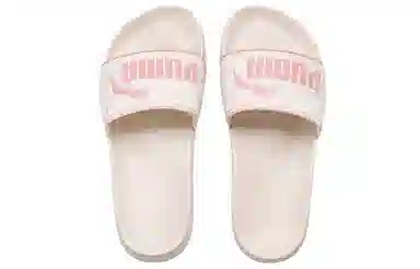 PUMA Leadcat Platform Slides Beige Pink
