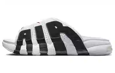 Nike Air More Uptempo Slide Black White