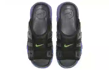 Nike Air More Uptempo Slide Black Blue