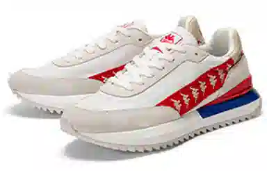 Kappa Retro Low White Red