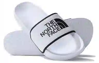 The North Face Slides White