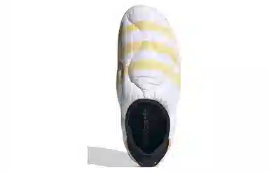 adidas Puffylette Black White Yellow