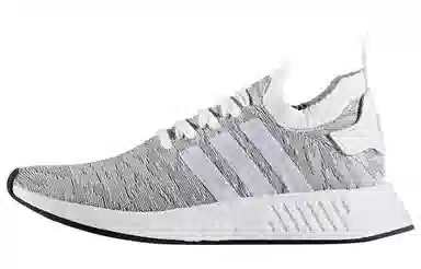 adidas NMD_R2 Primeknit White Black