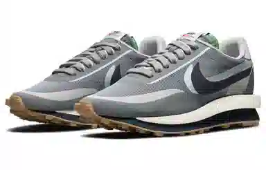 clot x sacai x Nike Waffle Grey Blue