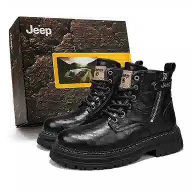 Jeep Martin Boots Black