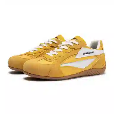 SENGUOGUO Retro Casual Sneakers Yellow White