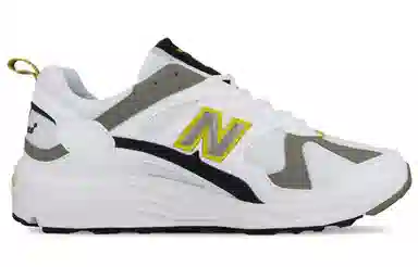 New Balance 878 White Grey Yellow