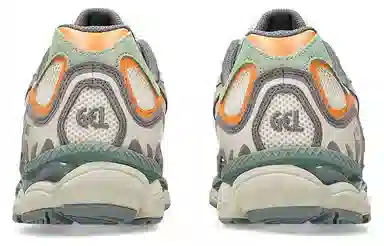 Asics GEL-NYC Grey Orange Green