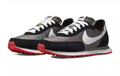 Nike Waffle Trainer 2 (GS) Black Grey Red