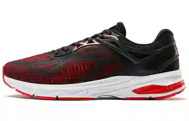 Xtep Breathable Mesh Low Sneakers Black Red