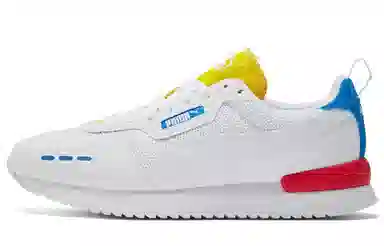 PUMA R78 White Red Blue