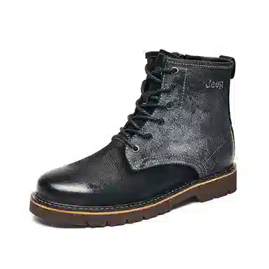 Jeep High Martin Boots Black