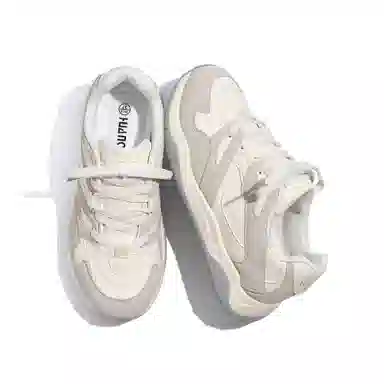 HUANQIU Classic Low Top Sneakers Beige