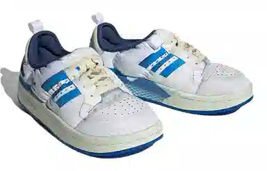 adidas Puffylette White Blue