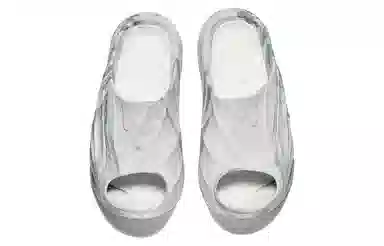 Anta Basketball Slides Grey White