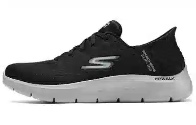 Skechers Go Walk Flex Slip-Ins Black Grey