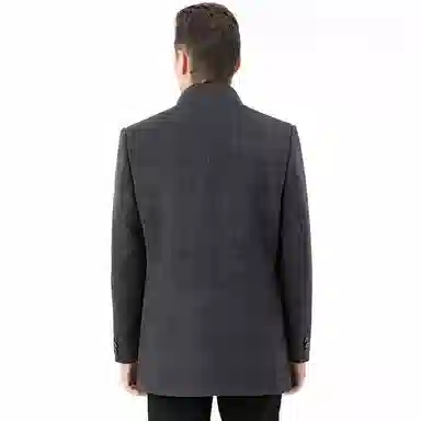 Devanro Wool Coat Blue