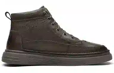 Jeep Retro Ankle Boots Khaki