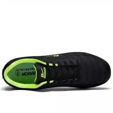 Warrior Retro Low Top Sneakers Black Neon Green