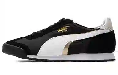 PUMA Roma OG Nylon Double Fs Black White Gold