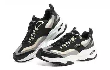 Skechers D'LITES 4.0 Black White