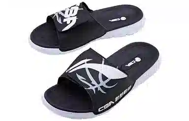 LiNing Velcro Slides Black