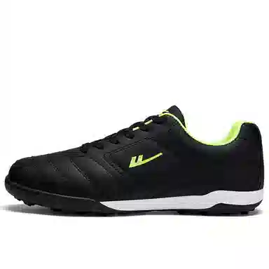 Warrior Retro Low Top Sneakers Black Neon Green