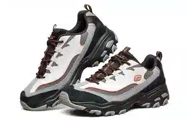 Skechers D'LITES 1.0 Black Grey White