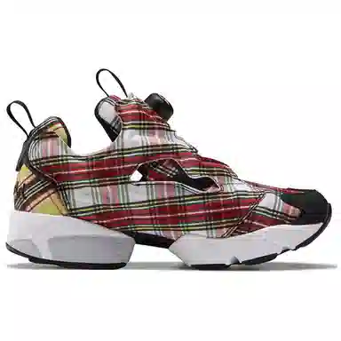 X-GIRL x Reebok Instapump Fury Red White Plaid