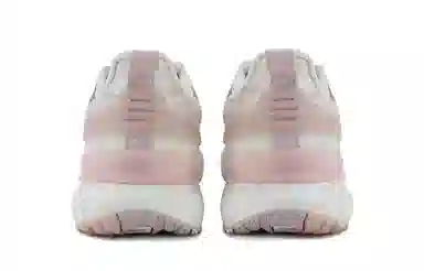 特步 运动减震 防滑 低帮 生活休闲鞋 女款 粉白