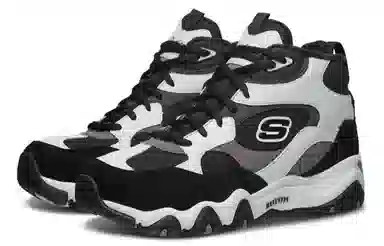 Skechers D'Lites 2.0 Black White Camo