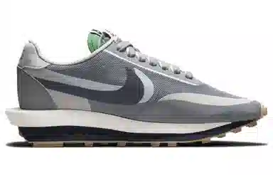 clot x sacai x Nike Waffle Grey Blue