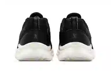 特步 减震防滑透气轻便 低帮 运动休闲鞋 黑白