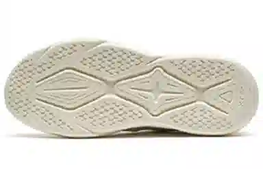 特步 爪爪鞋 防滑耐磨减震 低帮 运动休闲鞋 女款 米灰