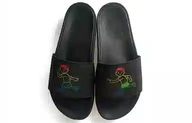 New Balance x Noritake Slides Black