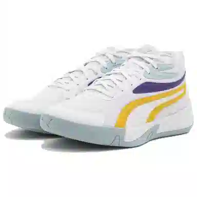 PUMA Court Pro White Yellow Purple