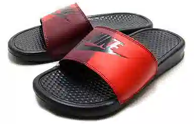 Nike JDI Slide Black Red