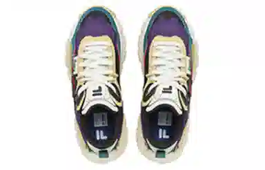 FILA Fusion Low Top Sneakers Purple Gray