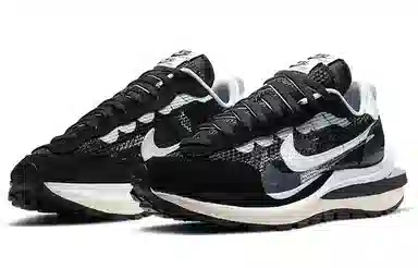 Sacai x Nike VaporWaffle Black White