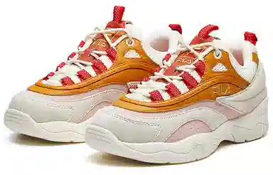 Fila Ray Low White Orange Yellow