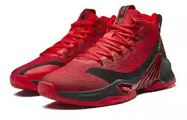 Xtep Mid-Top Sneakers Red Black