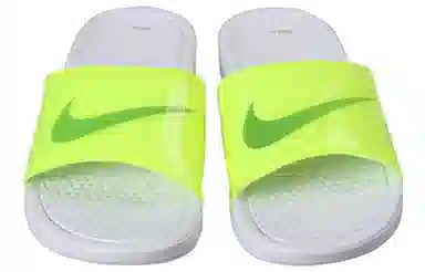 Nike Benassi JDI Print Fluorescent Yellow