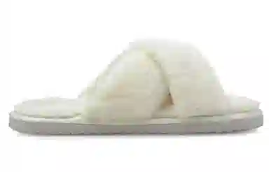 PUMA Fluff Slide White