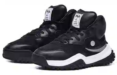 Mihara x Fila FM-2 High Top Sneakers Black White