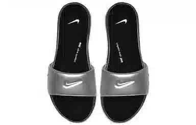 Nike Ultra Comfort3 Slide Black Silver