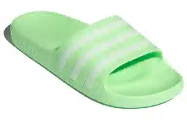 adidas Adilette Aqua Green White