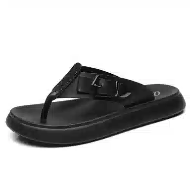QIE Flip Flops Black
