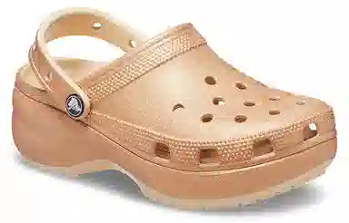 Crocs Classic Platform Clog Warm Khaki